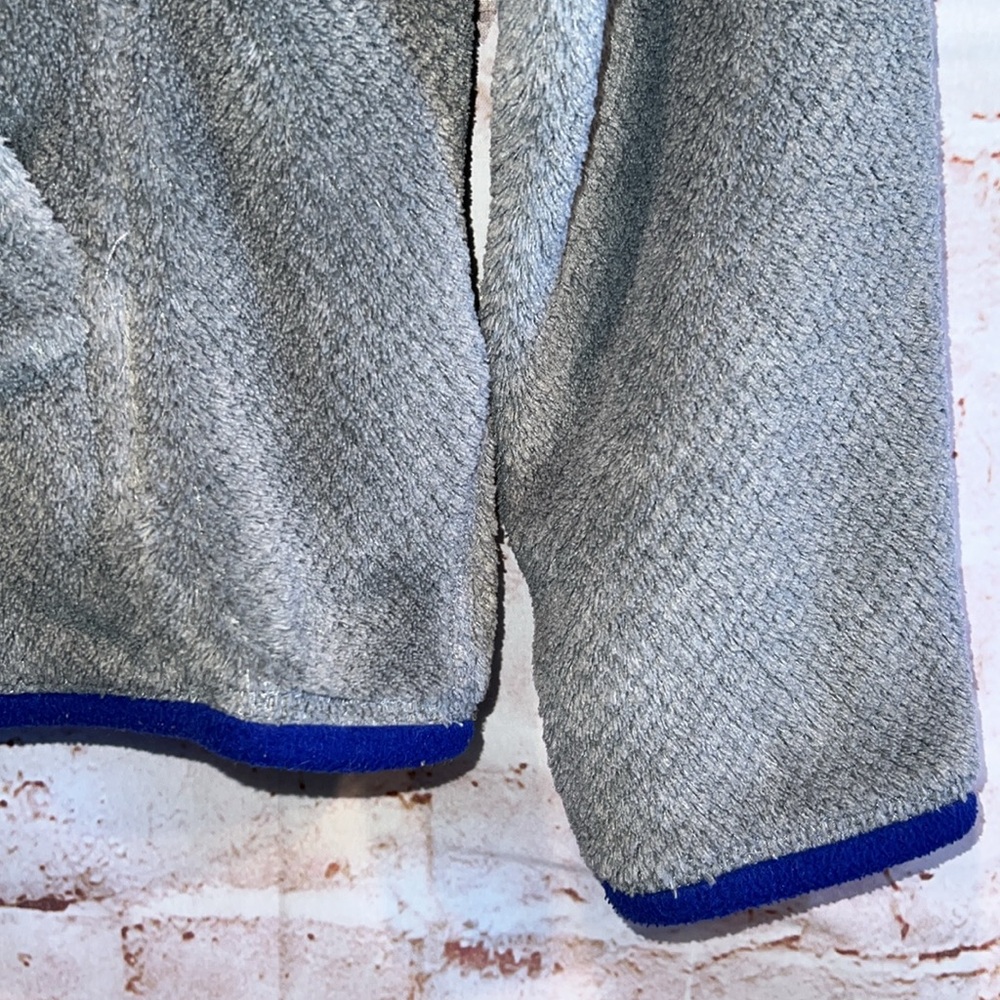 Patagonia Sweater Womens Xs Gray Blue Snap T Pullover Polar Tech Fleece Re Tool View 4